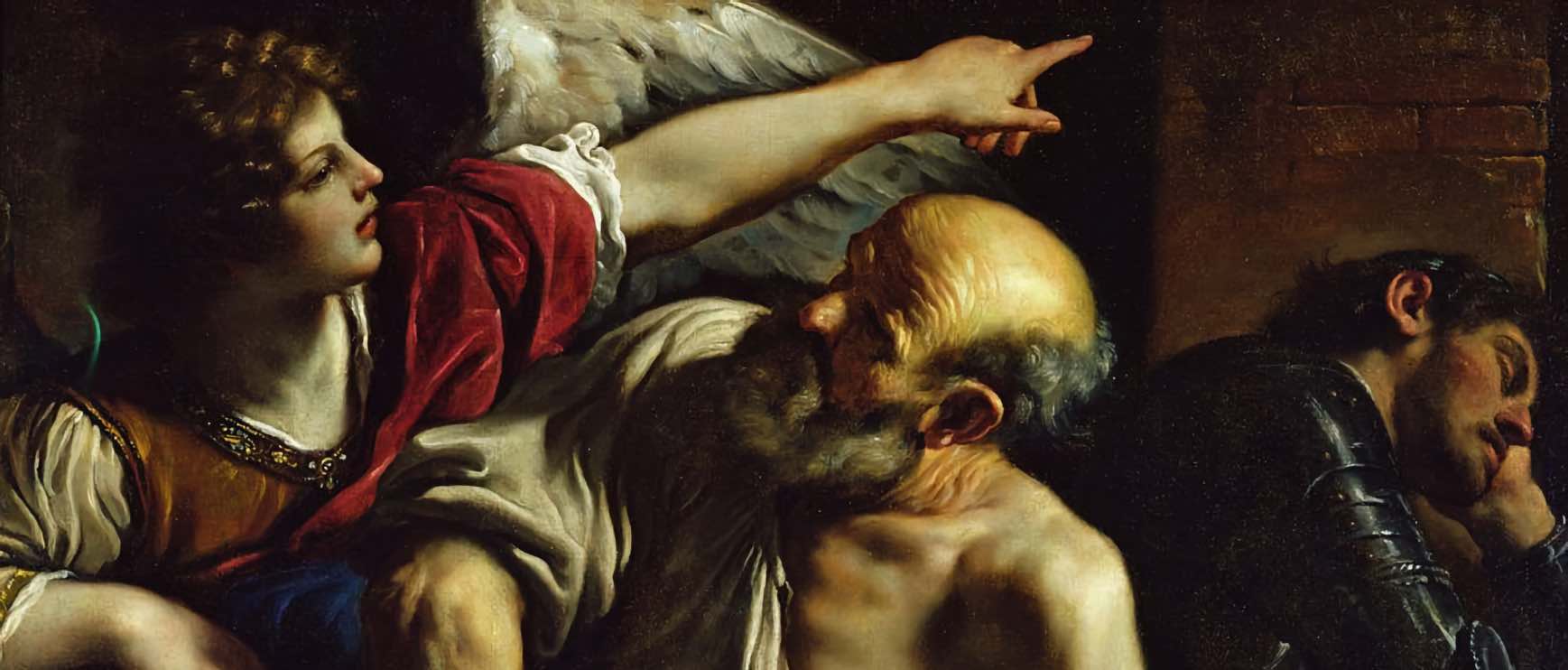 San_Pietro_liberato_da un_angelo_Guercino